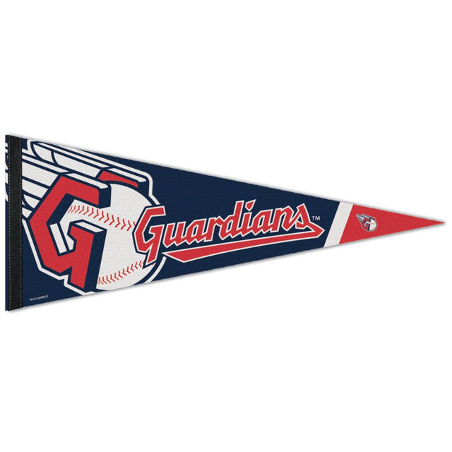 Banderín de los Cleveland Guardians de 12 x 30, estilo premium