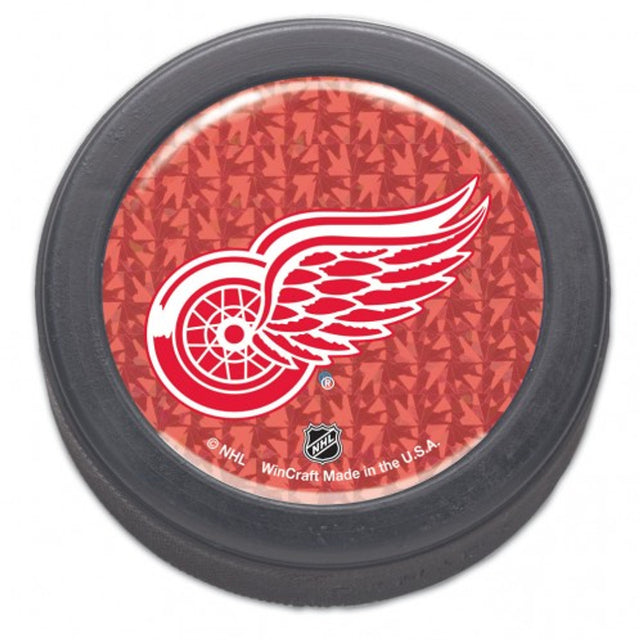 Disco de hockey con forma de cúpula de los Detroit Red Wings, empaquetado, prismático