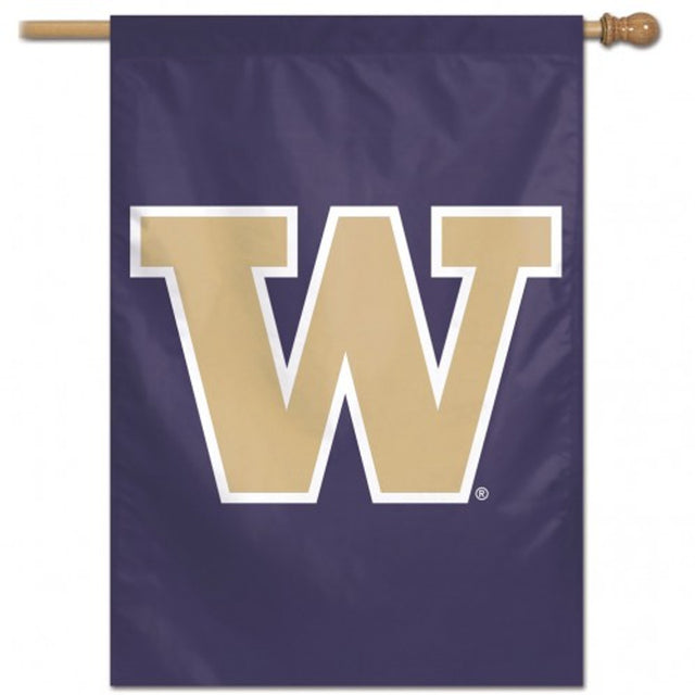 Banner vertical de los Washington Huskies de 28 x 40 pulgadas