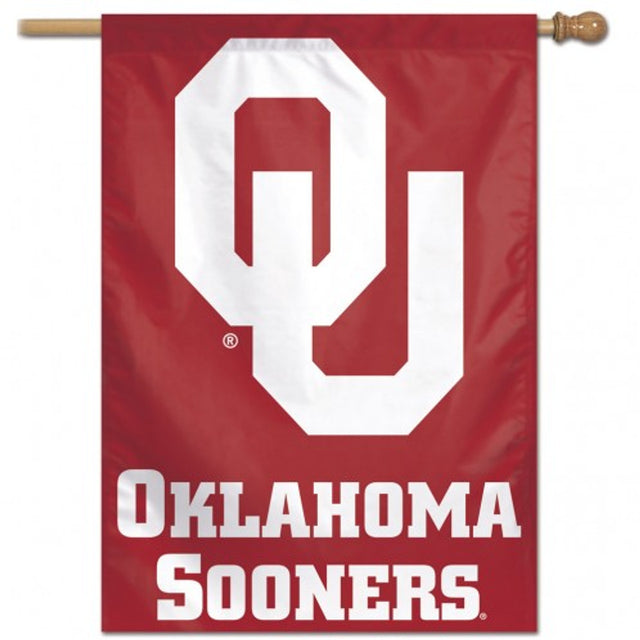 Banner de los Oklahoma Sooners de 28 x 40 vertical, segundo diseño alternativo