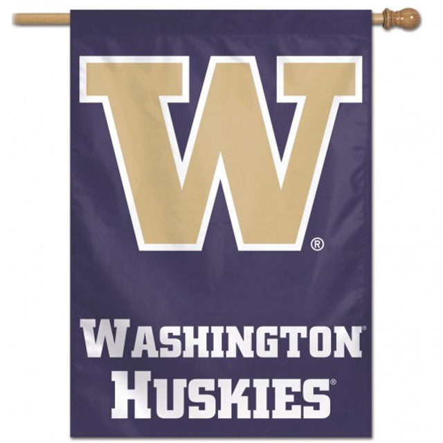 Banner de Washington Huskies de 28 x 40, diseño alternativo vertical