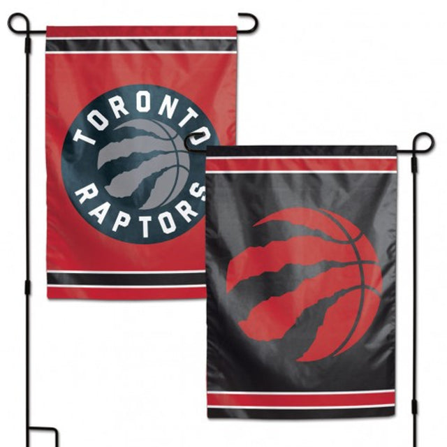 Bandera de los Toronto Raptors de 12 x 18 pulgadas, estilo jardín, de 2 lados