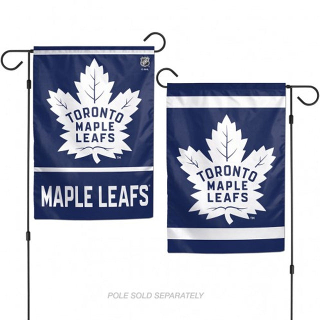 Bandera de Toronto Maple Leafs de 12 x 18 pulgadas, estilo jardín, de 2 lados