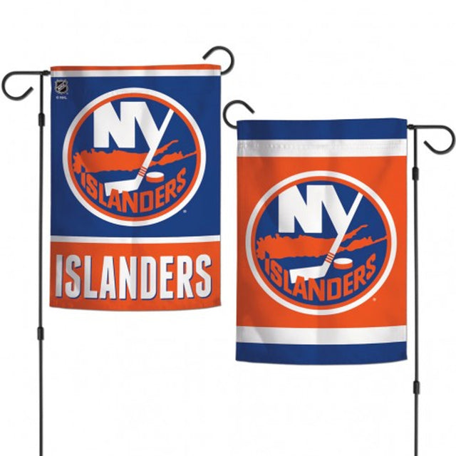 Bandera de los New York Islanders de 12 x 18 pulgadas, estilo jardín, de 2 lados