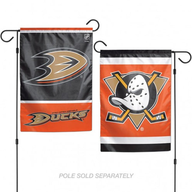 Bandera de los Anaheim Ducks de 12 x 18 pulgadas, estilo jardín, de 2 lados