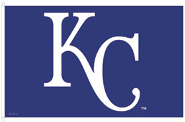 Bandera de los Kansas City Royals de 3 x 5 pulgadas