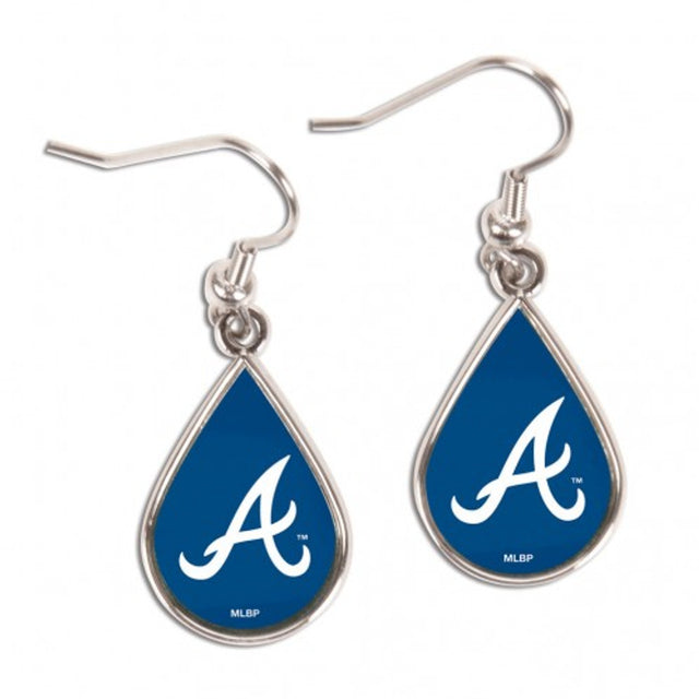 Atlanta Braves Earrings Tear Drop Style