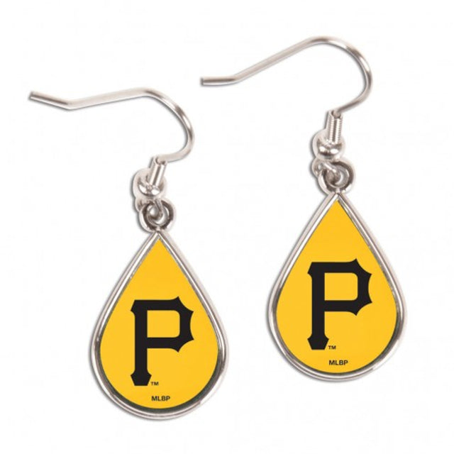 Pittsburgh Pirates Earrings Tear Drop Style