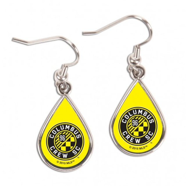 Pendientes de Columbus Crew SC con forma de lágrima