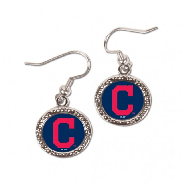 Cleveland Indians Earrings Round Design