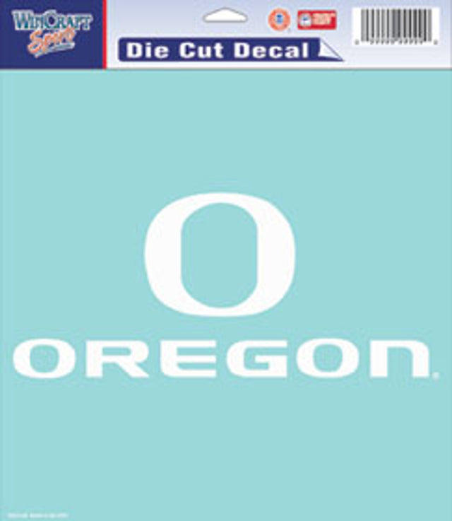 Oregon Ducks Decal 8x8 Die Cut