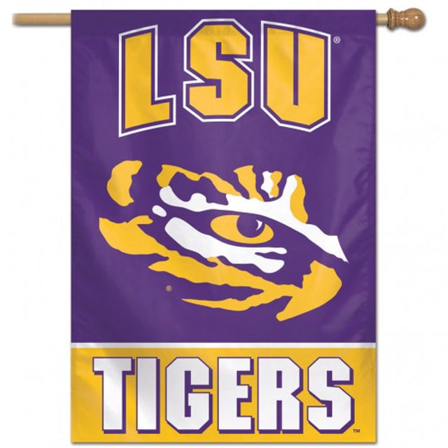 Banner vertical de los Tigres de LSU de 28 x 40 pulgadas