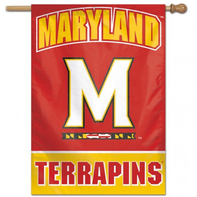 Bandera vertical de Maryland Terrapins de 28 x 40