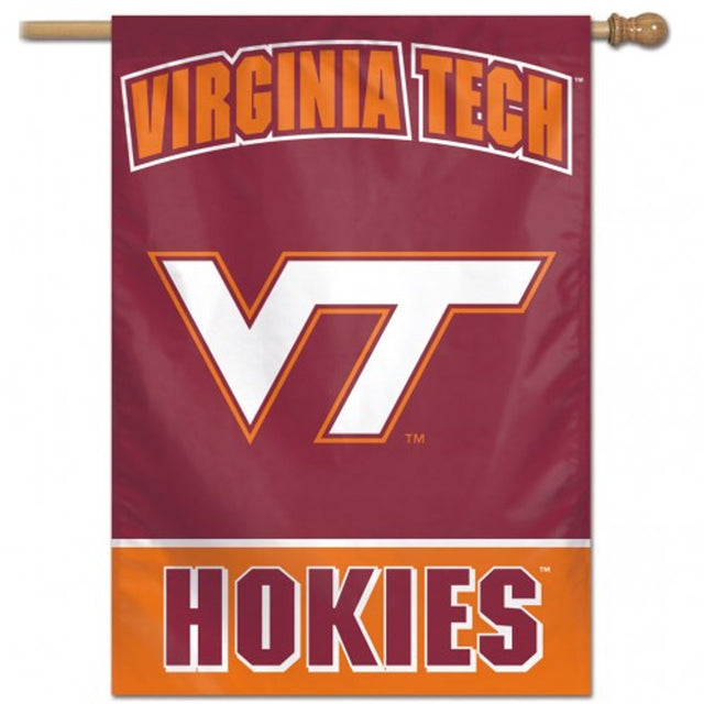 Pancarta vertical de los Virginia Tech Hokies de 28 x 40 pulgadas