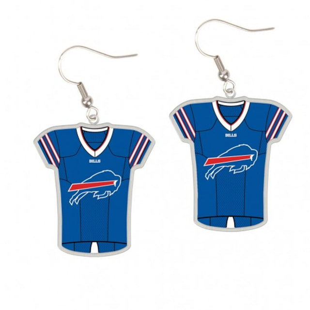 Pendientes estilo camiseta de los Buffalo Bills