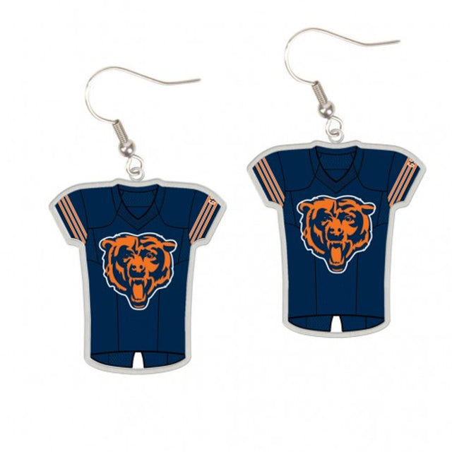 Pendientes estilo camiseta de los Chicago Bears