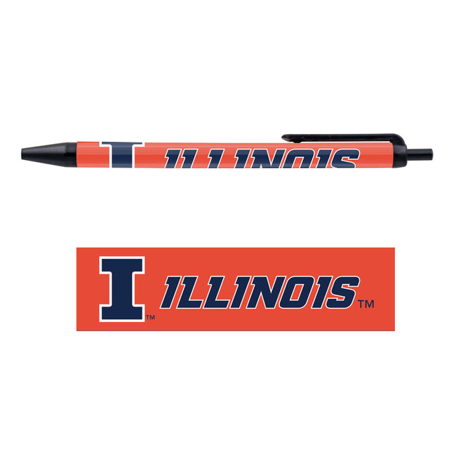 Paquete de 5 bolígrafos de Illinois Fighting Illini