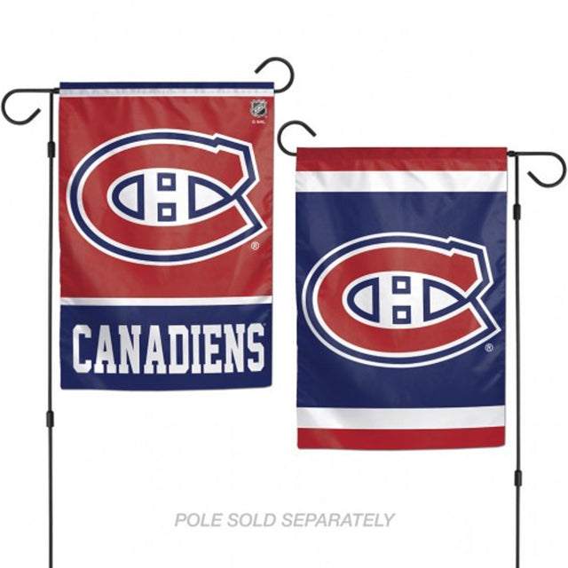 Bandera de los Montreal Canadiens de 12 x 18 pulgadas, estilo jardín, de 2 lados