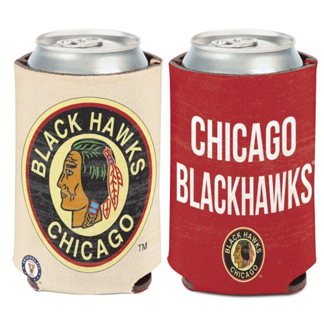 Enfriador de latas de diseño vintage de los Chicago Blackhawks