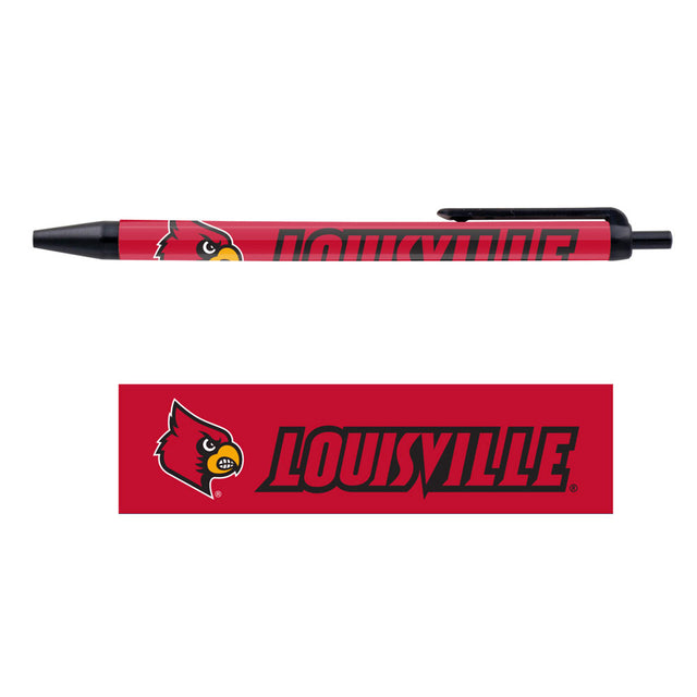 Paquete de 5 bolígrafos de los Louisville Cardinals