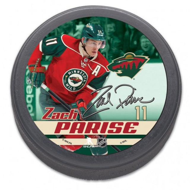 Disco de hockey de Minnesota Wild - Zach Parise