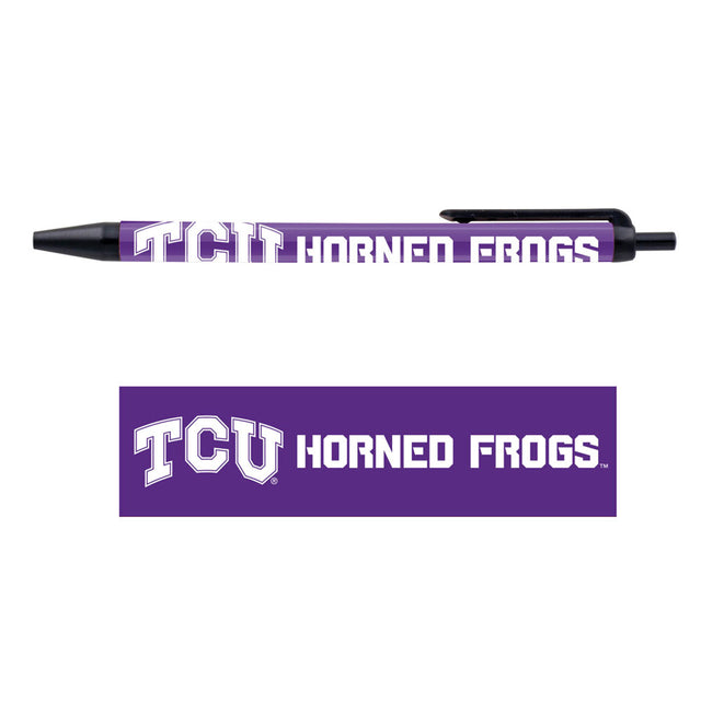 Paquete de 5 bolígrafos TCU Horned Frogs