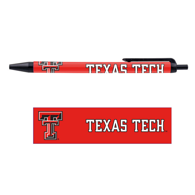 Paquete de 5 bolígrafos de los Texas Tech Red Raiders