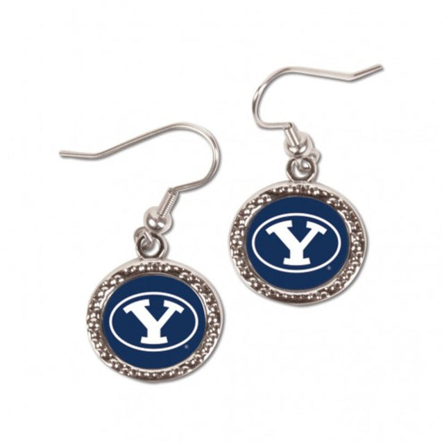 BYU Cougars Earrings Round Style