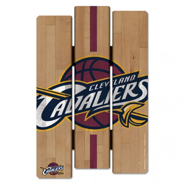 Cleveland Cavaliers Sign 11x17 Wood Fence Style