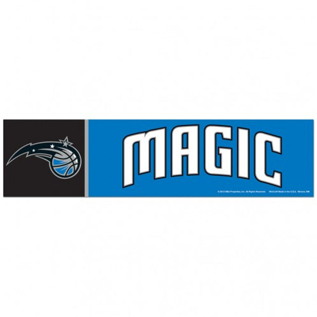 Calcomanía de Orlando Magic de 3 x 12 pulgadas para parachoques