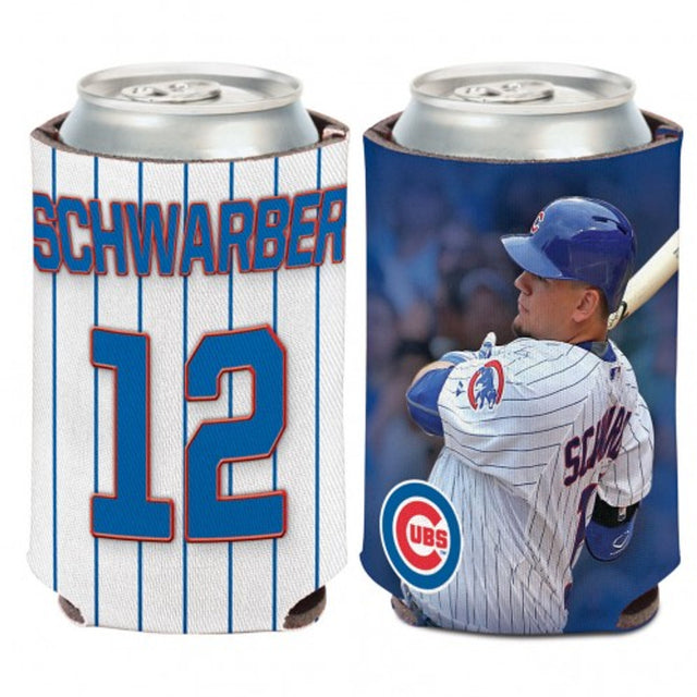 Enfriador de latas de los Chicago Cubs Kyle Schwarber Design CO