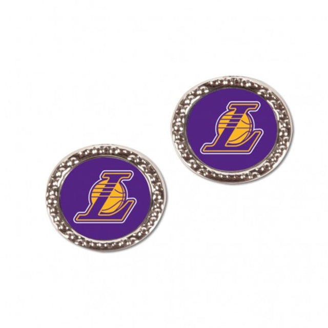 Los Angeles Lakers Earrings Post Style