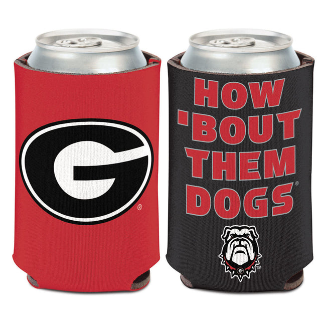 Diseño de eslogan para enfriador de latas de Georgia Bulldogs