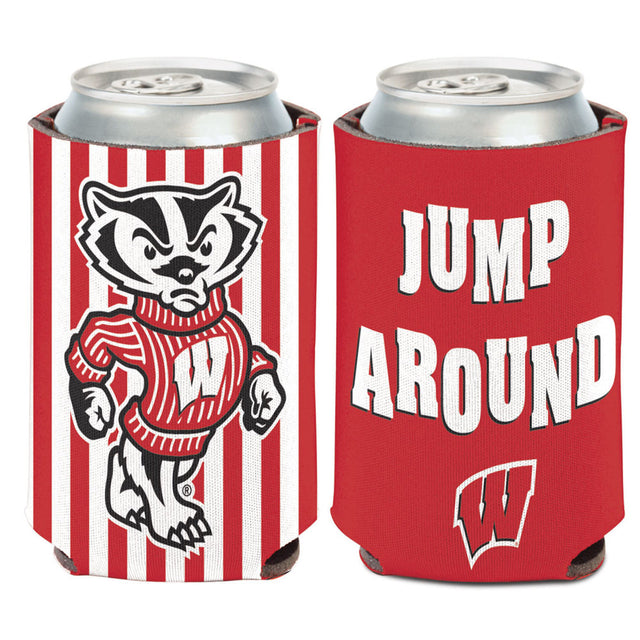 Wisconsin Badgers Can Cooler Slogan Design