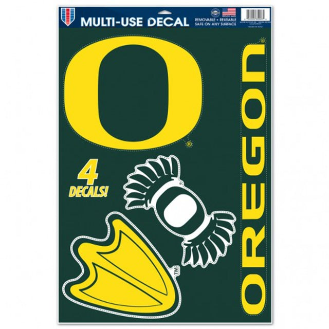 Calcomanía Ultra de Oregon Ducks de 11 x 17 pulgadas