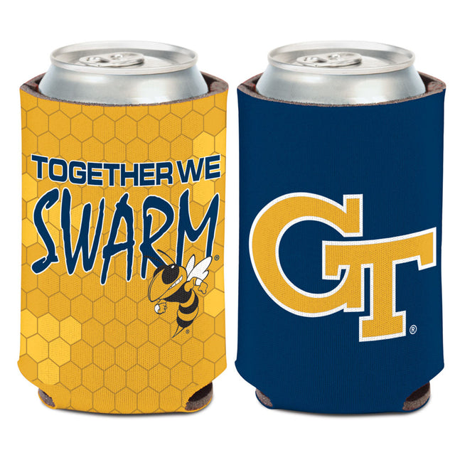 Georgia Tech Yellow Jackets Can Cooler Slogan Design