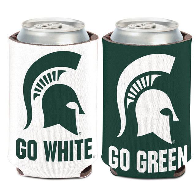 Diseño del eslogan del enfriador de latas de los Spartans de Michigan State