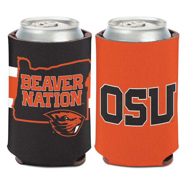 Diseño del eslogan del enfriador de latas de Oregon State Beavers