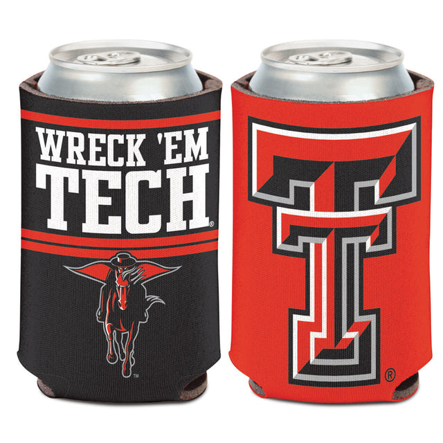 Diseño del eslogan del enfriador de latas de los Texas Tech Red Raiders