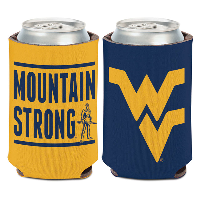 Diseño del eslogan de la hielera de West Virginia Mountaineers