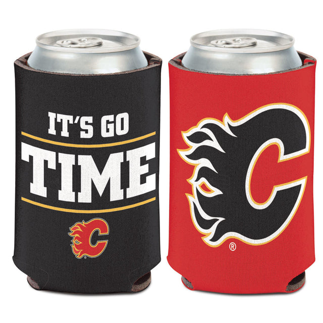 Calgary Flames Can Cooler Slogan Design