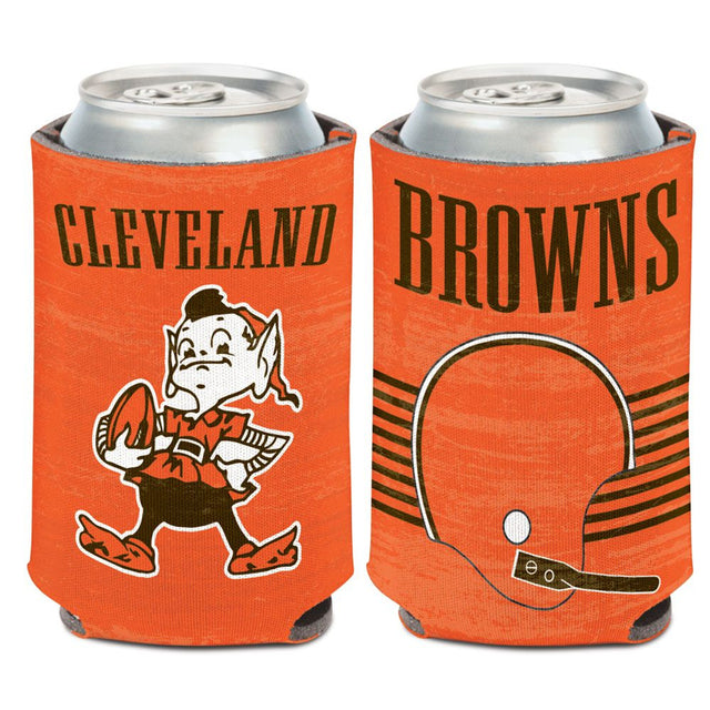 Enfriador de latas de 12 oz de los Cleveland Browns, diseño retro