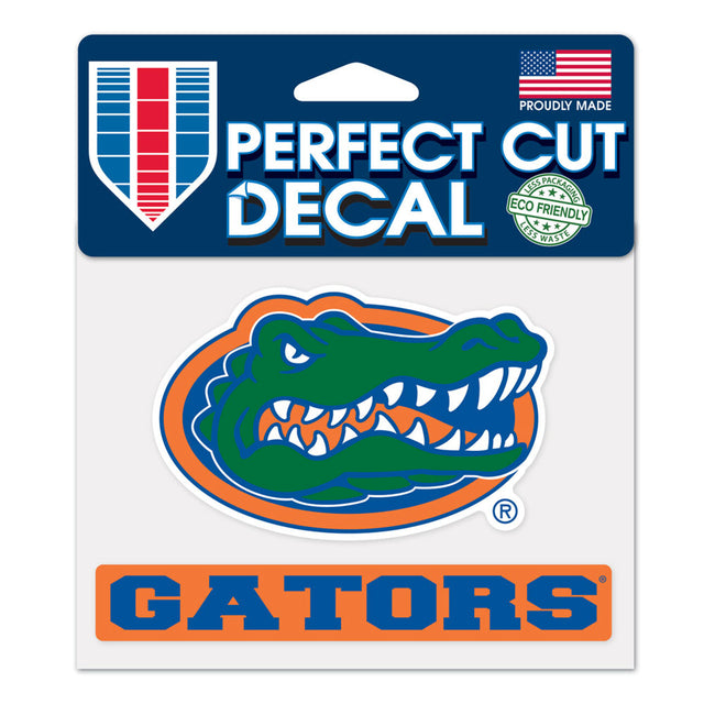 Calcomanía de Florida Gators de 4,5 x 5,75 pulgadas, corte perfecto y color