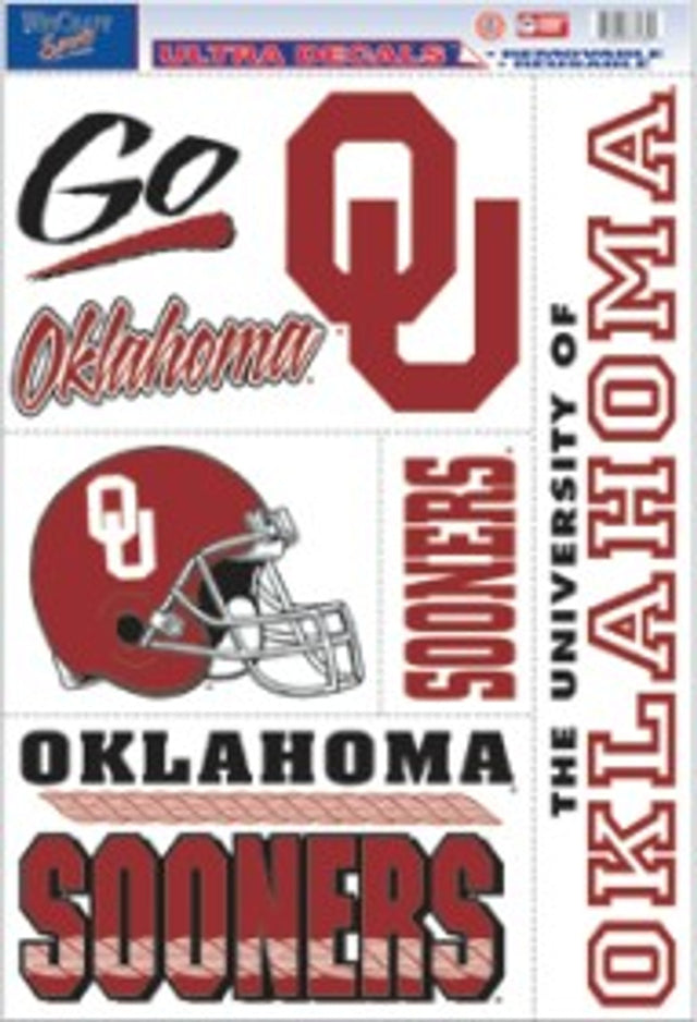 Oklahoma Sooners Decal 11x17 Ultra