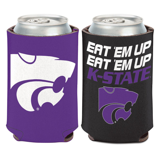 Diseño de eslogan para enfriador de latas de Kansas State Wildcats