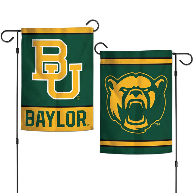 Bandera de los Baylor Bears de 12 x 18 pulgadas, estilo jardín, de 2 lados