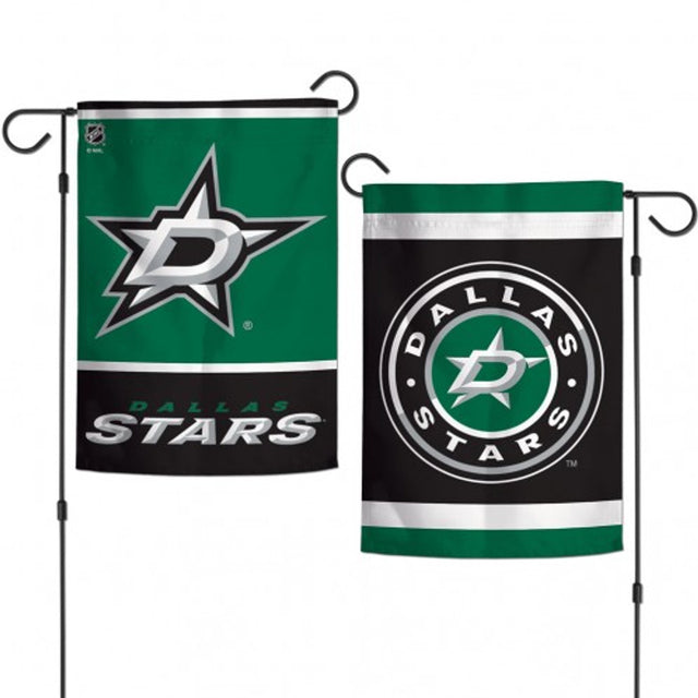 Bandera de los Dallas Stars de 12 x 18 pulgadas, estilo jardín, de 2 lados