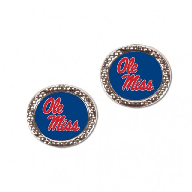 Pendientes estilo poste de los Mississippi Rebels