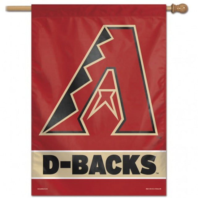 Banner vertical de los Diamondbacks de Arizona de 28 x 40 pulgadas