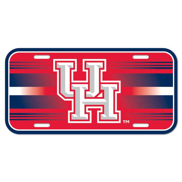 Houston Cougars License Plate Plastic